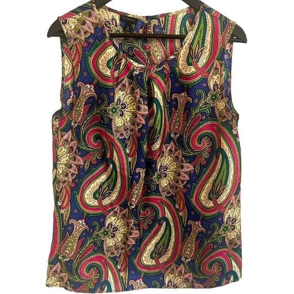 Talbots size 16 silk paisley top. All Talbots, Ralph Lauren can be bundled 4/100 - Picture 1 of 2